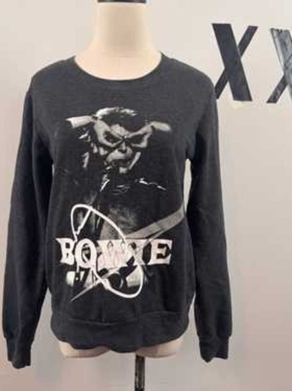 David Bowie Glam Rock 80s Crewneck Sweatshirt